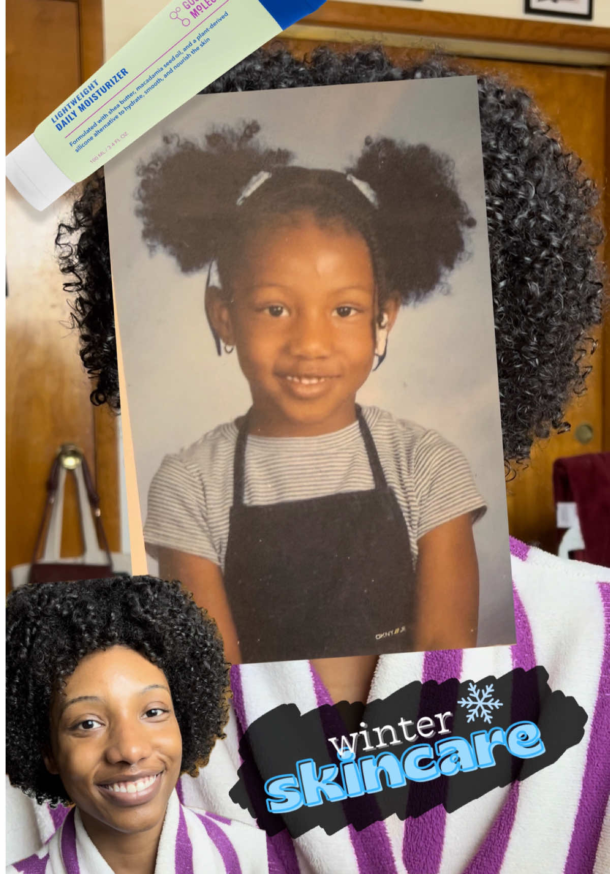 When the #snow hits the ground, SOME THINGS have to change! 🤷🏽‍♀️🫧 Watch this #simple, yet #effective, winter skin care routine, and try to incorporate some of these changes into your daily #routine. This is just what works for me, but let me know in the #comments what you change about your routine!! ❄️