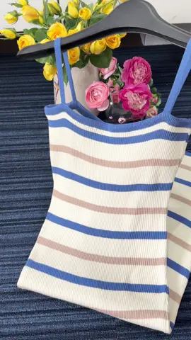 Đầm 2 dây dệt kim dài qua gối #vay #vayombody #vay2day #fashion #thoitrangnu 