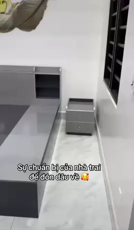 Combo nhà làm bàn giao cho nhà trai #NộiThâtHÀTRẦN #xuhuong  #tunhuacaocapecoplast #bantrangdiem #giuongnhuacaocap 