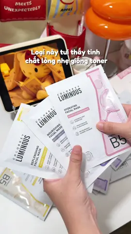 Mặt nạ giấy Colorkey tui thấy cấp ẩm oki á #1111 #colorkeyluminous #skincare #xuhuong #matna 