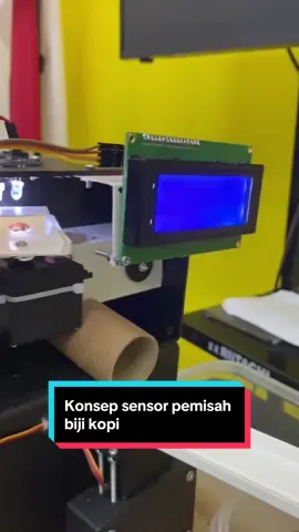 Konsep sensor pemisah biji kopi,  Kontak wa jasa ada di bio,  Order jasa wa : 0812-8337-9677 #jasaarduino #jasaiot #arduino #iot #robotika       