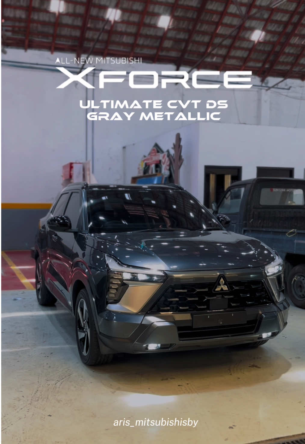 XFORCE ULTIMATE CVT DS Warna Spesial Gray Metallic  Promo Akhir Tahun 🥳🎉 ✔️ Dapatkan Harga Terbaik Se-Jatim 🎉 ✔️ Bonus Aksesoris Puluhan Juta Rupiah 🎉  ✔️ Proses Mudah & Cepat 🎉  ✔️ Terima Tukar Tambah Mobil Semua Merk 🎉  ✔️ Test Drive All Unit 🎉 Untuk kebutuhan mobil Mitsubishi & Informasi Promo bisa langsung hubungi : ➡️ ARIS MITSUBISHI 📲 0895 2422 5111 IG : aris.mitsubishisby tiktok : aris_mitsubishisby #xforce #mitsubishi #mitsubishisurabaya #promomitsubishi #fypage 