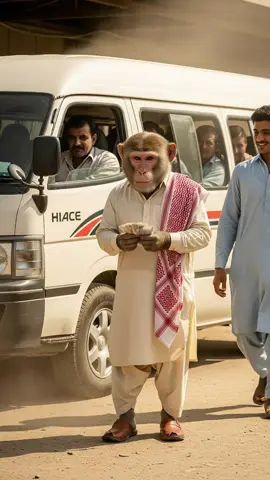 “Jab Chacha Monkey ne laye cash ke hisaab 😂🔥 — Pure Chill Mahol Scene!” #ChillMahol #PakistaniComedy #HiaceVibes #StreetFunnyScene #Fyp