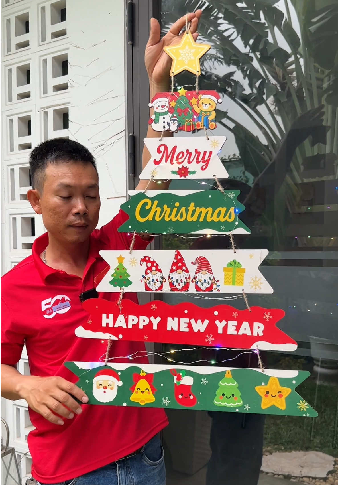 Cây thông Noel gỗ trang trí giáng sinh 2025 #caythongnoel #caythongnoelgo #giangsinh #noel #thuansansale9 