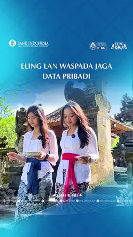 Sebentar lagi Hari Raya Galungan dan Kuningan nih semeton 😇 Banyak beredar promo, hadiah, dan THR palsu yang mengatasnamakan pihak tertentu. Selalu hati-hati dalam bertransaksi ya!  Tips aman merayakan Hari Raya Galungan dan Kuningan : - Tetap waspada jika ada link/QR Code yang minta isi data, mending kamu *STOP* dulu, *CEK* baik-baik - *Jangan asal klik atau isi/share informasi data pribadi* ❌
️ Ingat ya, data pribadimu adalah kunci keamanan finansialmu. Bukannya nambah waktu (uang) malah jadi buang waktu (tekor) 💸💸 Tetap waspada, tetap eling, dan rayakan Galungan dengan hati yang tenang, sampai THR-mu beneran sampai! #ElingRaga #PeKA #PelindunganKonsumen #BankIndonesia #SelasaPeKA    