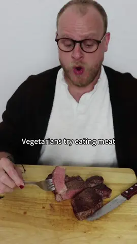 Vegetarians try eating meat 🍖#funny #funnyvideos #funnymoments #vegetarian #meat #vegetaiantrymeat #🍖 