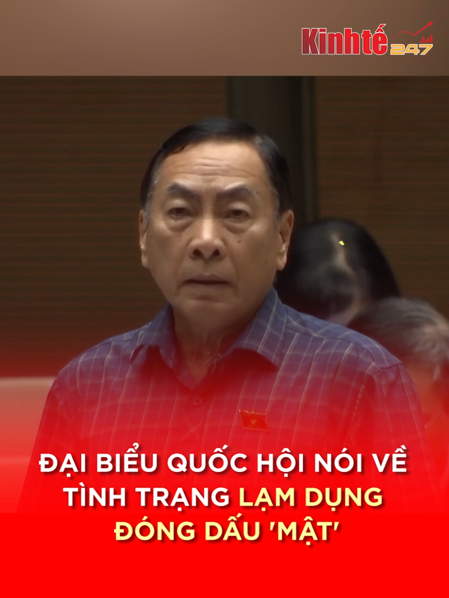 ĐẠI BIỂU QUỐC HỘI NÓI VỀ TÌNH TRẠNG LẠM DỤNG ĐÓNG DẤU 'MẬT' #kinhte247news #viraltiktok #quochoivietnam #daibieuquochoi