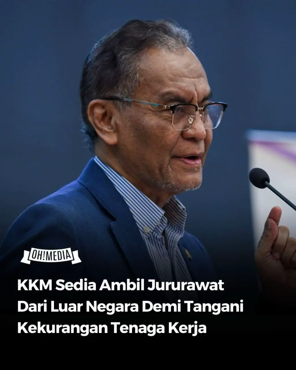 Kementerian Kesihatan Malaysia (KKM) bersedia mempertimbangkan untuk mengambil jururawat dari luar negara bagi menangani kekurangan tenaga kerja dalam sektor kesihatan tempatan. Menteri Kesihatan, Datuk Seri Dr Dzulkefly Ahmad menjelaskan, pengambilan jururawat asing perlu melalui beberapa syarat yang perlu diteliti berkaitan kemahiran, klinikal dan keselamatan  #ohmedia #as