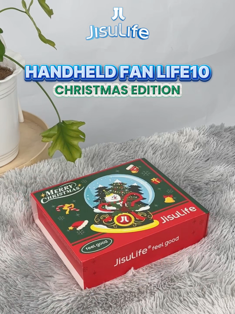 A Christmas gift that makes your holidays cool and breezy! Get the Jisulife Life10 Christmas Limited Edition for 10% OFF 🎄  #jisulife #jisulifeph #jisulifeminifan  #jisulifeturbofan #jisulifelife10 