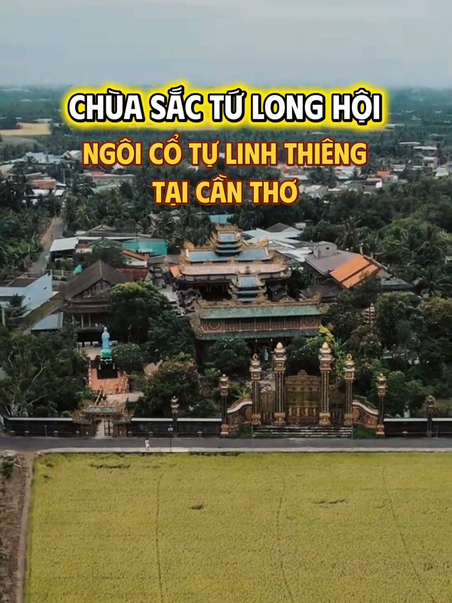 Ít ai biết rằng, giữa lòng Cần Thơ náo nhiệt hôm nay, vẫn có một ngôi chùa hơn trăm năm tuổi được vua ban sắc tứ, và vẫn ngân vang tiếng chuông như ngày đầu dựng nên. Đó chính là Chùa Sắc Tứ Long Hội. #reviewtemple #templereview #reviewchua #phatgiaovietnam #adidaphat #canhdep
