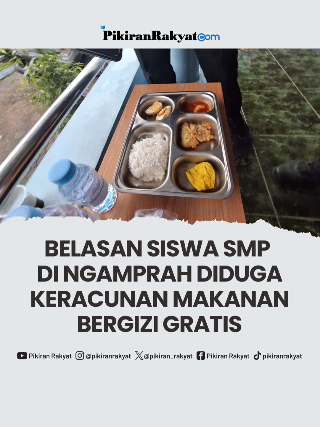 Sebanyak 13 siswa SMP Swasta Bina Karya di wilayah Ngamprah, Kabupaten Bandung Barat (KBB) diduga mengalami keracunan setelah menyantap makanan bergizi gratis yang disajikan dari Dapur SPPG (Sentra Penyedia Pangan Gizi) Sukatani yang berada di Desa Sukatani, Kecamatan Ngamprah. Informasi awal menyebutkan bahwa para siswa mulai merasakan gejala mual dan pusing beberapa saat setelah makan siang yang disalurkan melalui program makanan bergizi tersebut. Beberapa di antaranya sempat dibawa ke fasilitas kesehatan di Kecamatan Ngamprah untuk mendapatkan penanganan medis. Dalam pantauan 