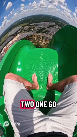 World’s Highest Waterslide Gone Wrong #sora2 #twitch #waterslide #sora #ai