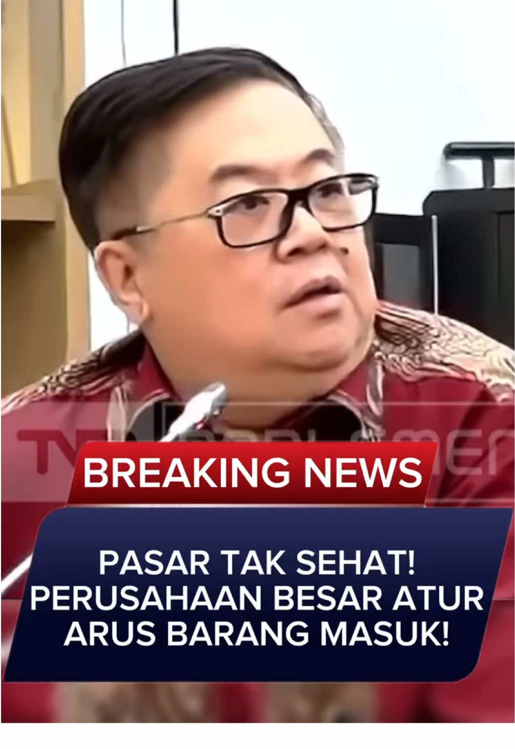 Pasar tak sehat, arus barang dikendalikan pemain besar🙁 #dprri #pdiperjuangan #fraksipdiperjuangan 
