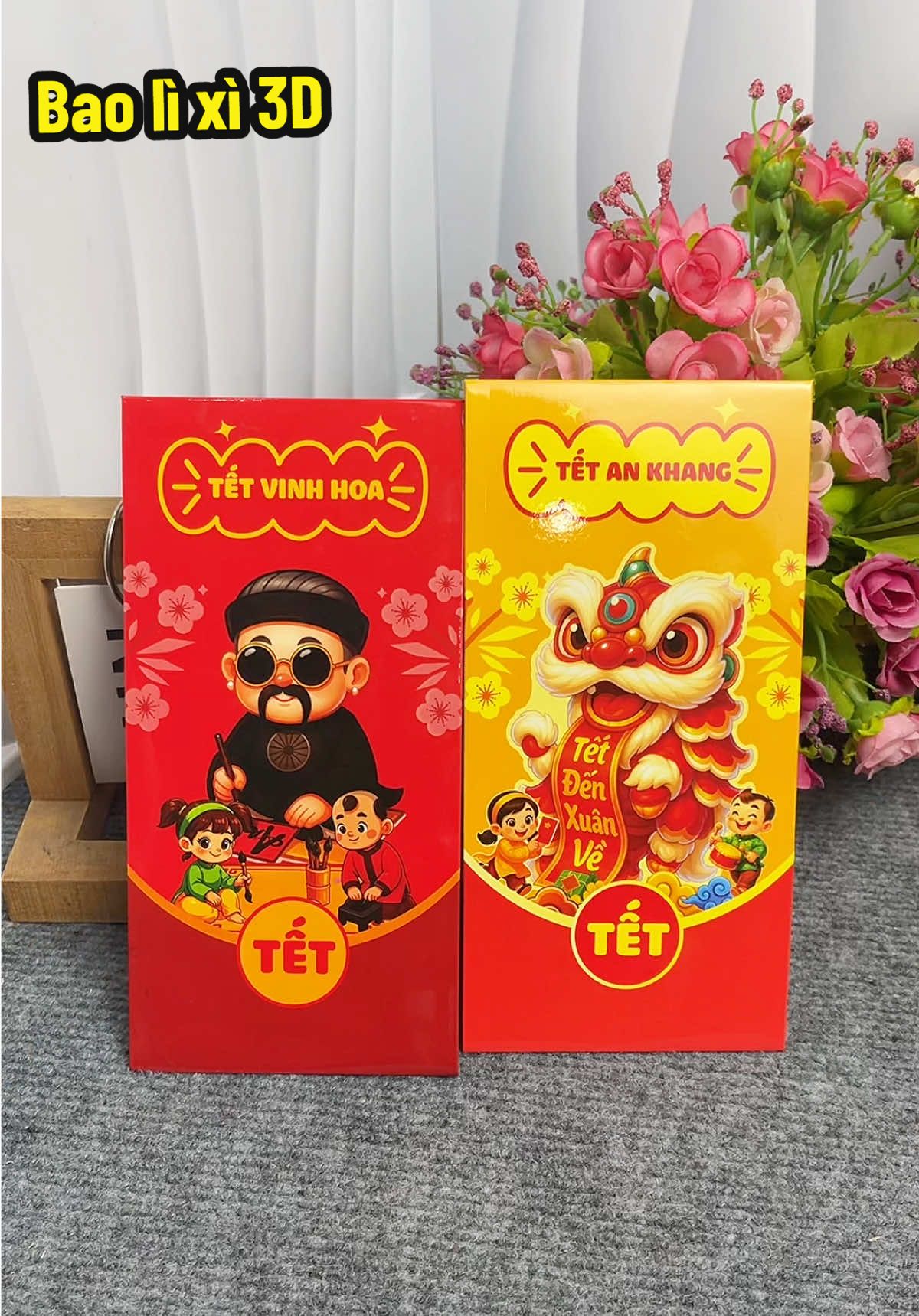 Gần tết mới mua là hết mẫu đẹp đó các anh chị#baolixi #lixi2026 #lixi3d #xuhuong #quynhanhreview 