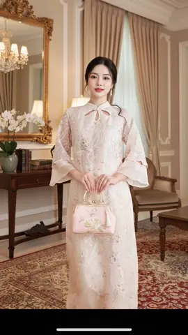 Áo dài tết đẹp mà sang #aodaitet #aodai2026 #phucphaplinhdan 