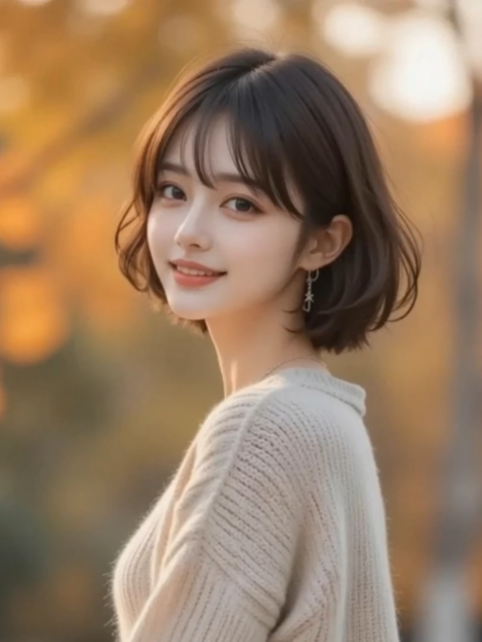 ビジュがレベチ138『心に残る優しさ…🥰』#japanesegirl #秋コーデ #紅葉 #kawaii #オリジナル曲 