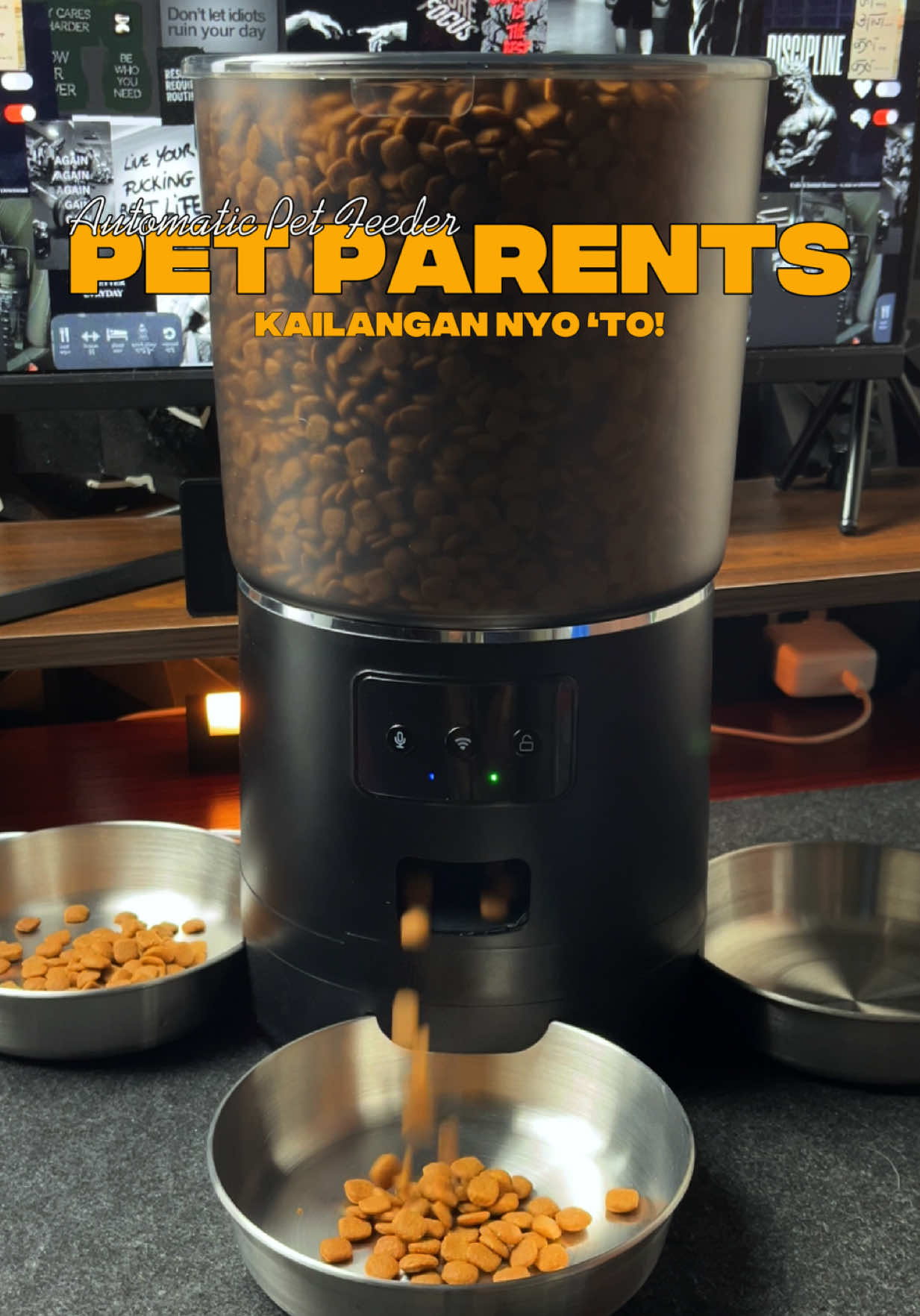PAANO NALANG KAKAIN YUNG MGA PETS KUNG WALA AKO? 🥹 BUTI MAY GANITO NG SMART PET FEEDER NA PWEDENG ISCHEDULE YUNG PAGKAIN NILA. ✨ #fur #dogsofttiktok #dogfeeder 