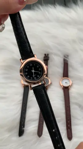 #guoke #watch#leather#small#black