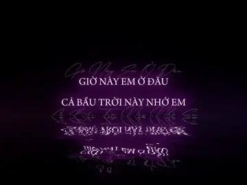 Giờ này em ở đâu cả bầu trời này nhớ em… #nhachaymoingay #nguoicothuong #heal_0210 