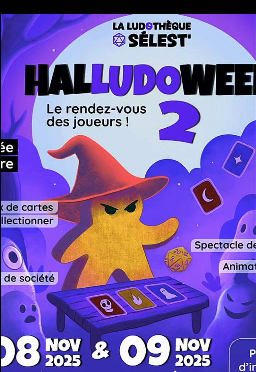 Ma première fois au festival Halludoween à Sélestat  Et franchement… quelle ambiance ! Des tables pleines, des rires, des découvertes et des rencontres passionnantes. J’ai eu la chance de jouer avec les auteurs de Symphony of Gods, Valhalla’s Call et Merlinn — un vrai plaisir d’échanger directement avec ceux qui font vivre leurs univers et de découvrir leur super jeu 🤩 Et bien sûr, j’en ai profité pour tester quelques jeux que j’avais en ligne de mire : Toy Battle, Tag Team, Duel pour Cardia et Take Time. Une super première expérience dans ce festival (déjà la 2ᵉ édition pour eux), et clairement pas la dernière pour moi !  #Halludoween #FestivalDuJeu #JeuxDeSociété #BoardGames #Sélestat           @Valhalla's Call 