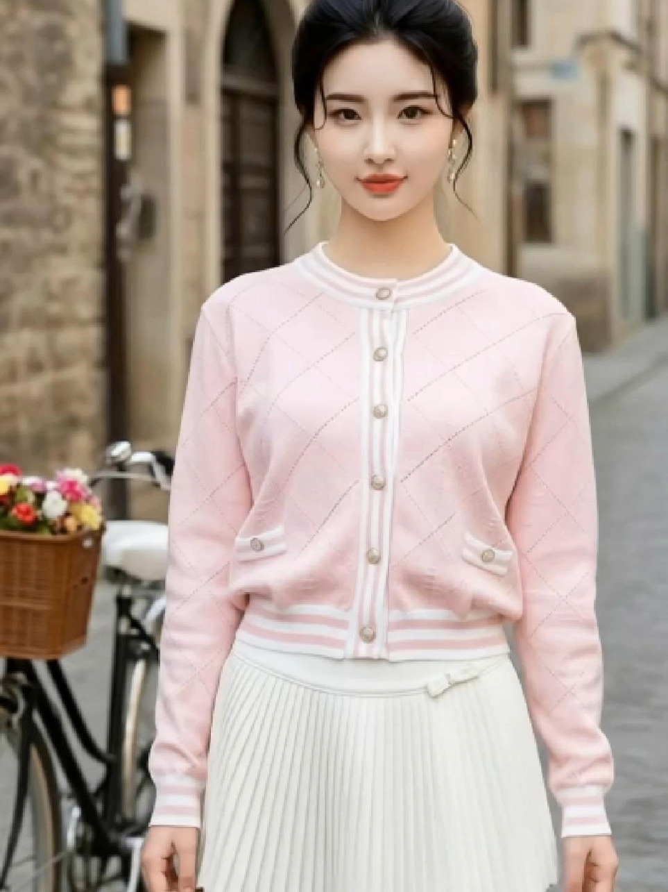 Áo Cardigan len tay dài cổ tròn, phối túi nhỏ xinh #thoitrangnu #aolen #aolennu #aolenxinh #deptungminimet @Đẹp•Từng•Mi•Ni•Mét @Đẹp•Từng•Mi•Ni•Mét @Đẹp•Từng•Mi•Ni•Mét 