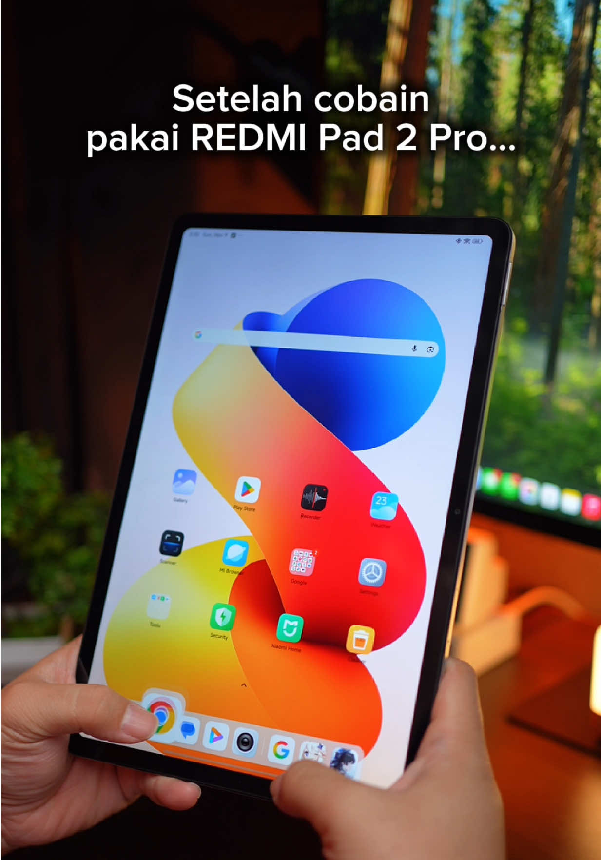 Setelah beberapa hari pakai REDMI Pad 2 Pro ternyata… Gokil banget! Battery 12.000mAh, Layar 12.1” 2.5K 120Hz, Quad Speaker Dolby Atmos🔥 Wajib kalian punya deh, langsung aja cek di @Xiaomi Indonesia  #RedmiPad2Pro #FunToTheMax 