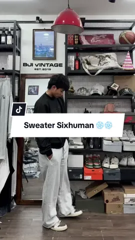 M75 70kg sz XL @SIXHUMAN_OFFICIAL #xuhuong #streetwear #aosweater #sweateroversize #aosweaternam 
