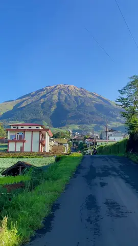 Gunung Sumbing sesuai ekspektasi cerah tak berawan 😍 . #magelang #sumbing #sukomakmur #wonderfulindonesia #fyp 