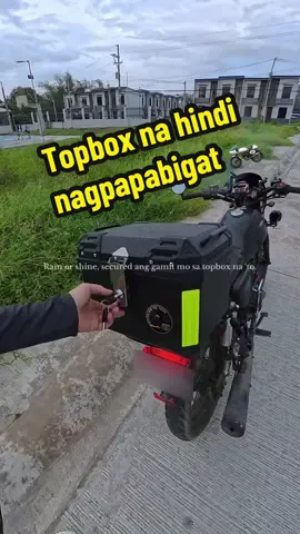 Pogi topbox para sa chill rider. 💯 #chillride #motorcycleaccessories #abstopbox #motoparts 