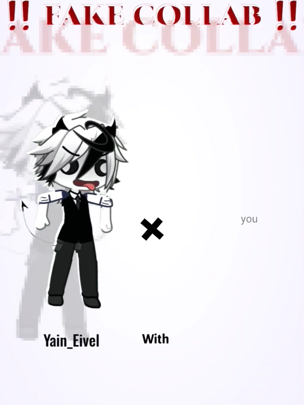 FAKE COLLAB WITH ME || Tag me :) #yain #fypppppppp #Oc #collab 