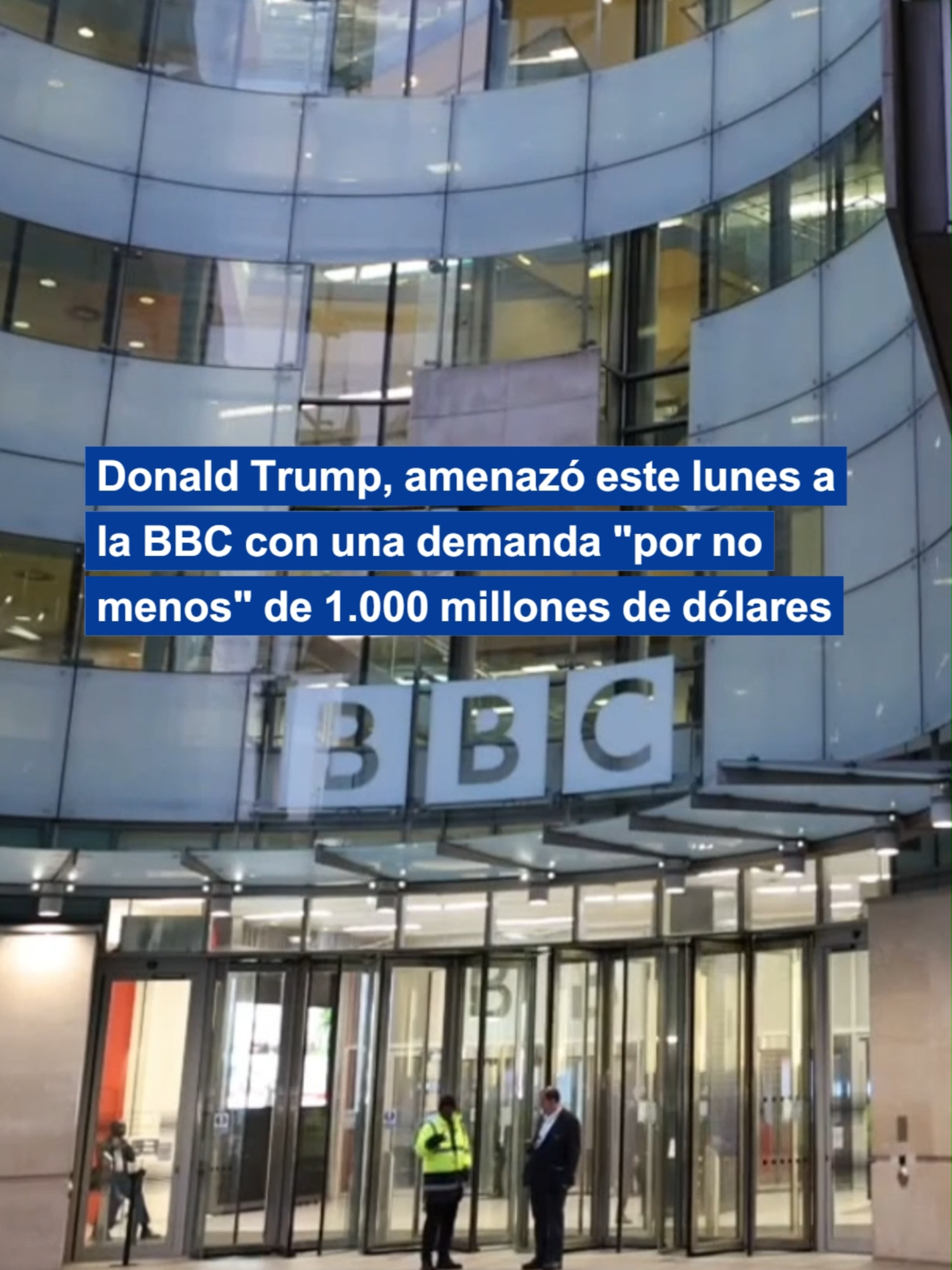 🔴Trump amenaza a la BBC por mil millones tras ser acusada de manipular su declaración del día del asalto al Capitolio #noticiastiktok #donaldtrump #estadosunidos #reinounido #capitolio