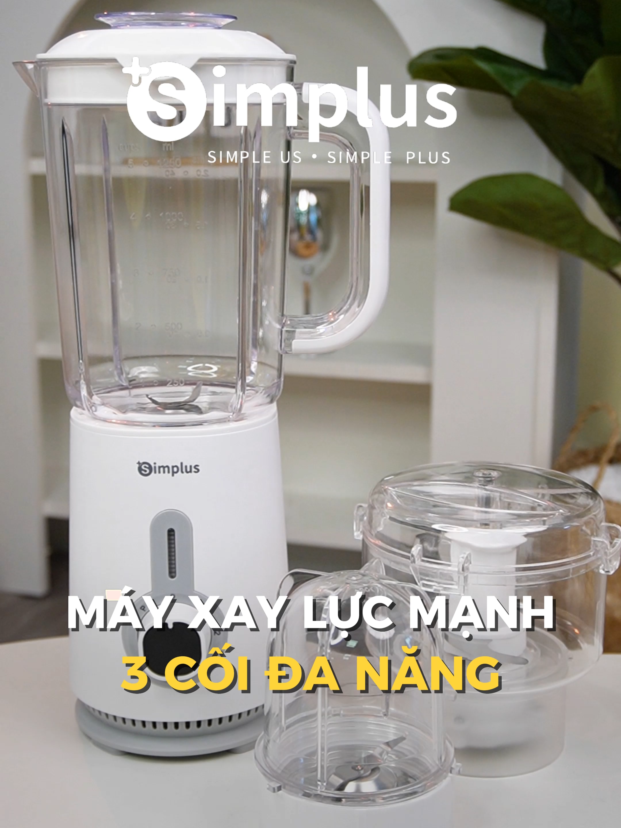Máy xay 3 cối chất lượng #simplusvn #simplus #simplusvietnam #mayxaydanang #mayxaysimplus