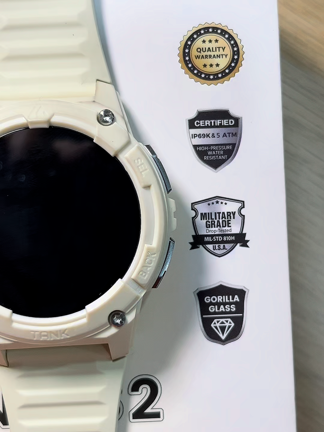 the white one so gorgeous! #fyp #smartwatch #smartwatchviral #kospettank #kospettanks2 #kospet #gym #healthy