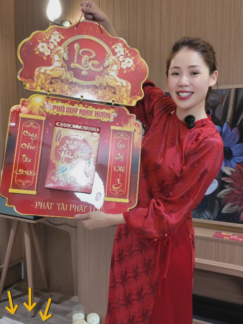 Vừa là lịch, lại vừa là một món đồ trang trí trong dịp Lễ Tết nha #huongly #tiktokshop #review #tranhlich #lichtet2026 #tranhlichtet2026