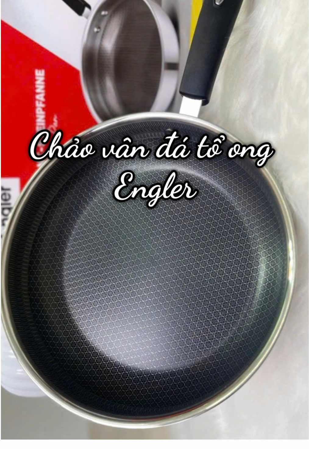 🔥Chảo vân đá tổ ong Engler chiên rán nhanh tiện lợi!! #chao #engler #xuhuong #chaochongdinh 