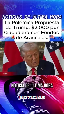 ¡Trump Promete CHEQUES de $2,000 para TODOS! ¿De Dónde Saldrá el Dinero? La Respuesta Te Sorprenderá.#trump#news