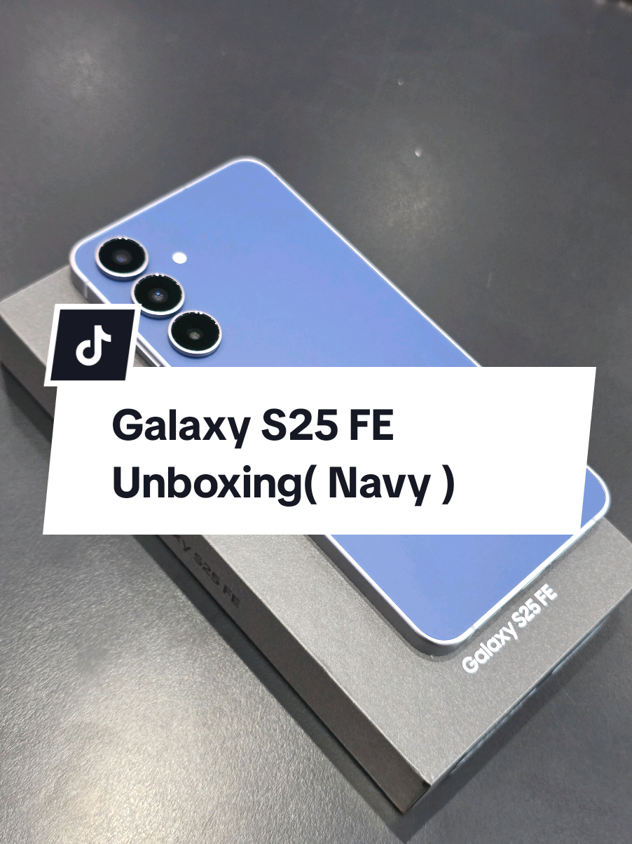 Samsung Galaxy S25 FE Unboxing✨ (Navy Colour) 🕳️ #Samsung #GalaxyS25FE #GalaxyAi #fyp 