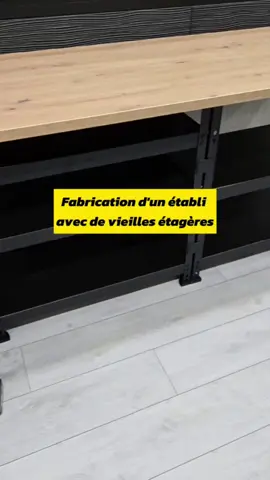Je transforme une vieille étagère en établi solide et moderne 🔧 Ancienne étagère coupée en deux, un plateau recyclé et quelques pièces imprimées en 3D… Résultat : un établi costaud, 100 % récup et ultra pratique pour l’atelier 💪 Parfait pour donner une seconde vie à ton vieux matériel au lieu de le jeter  #bricolage #DIY  #atelier  #recyclage #manulabtech 