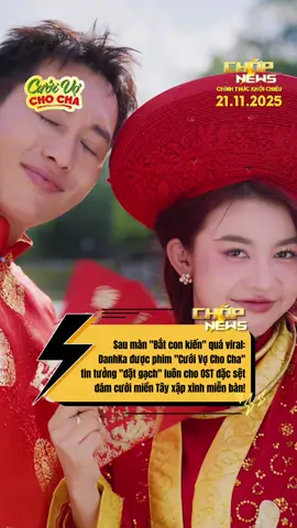 Đoàn phim chọn đúng người thể hiện OST rùi đó #chopnews #danhka #hanacamtien #ost #cuoivochocha 