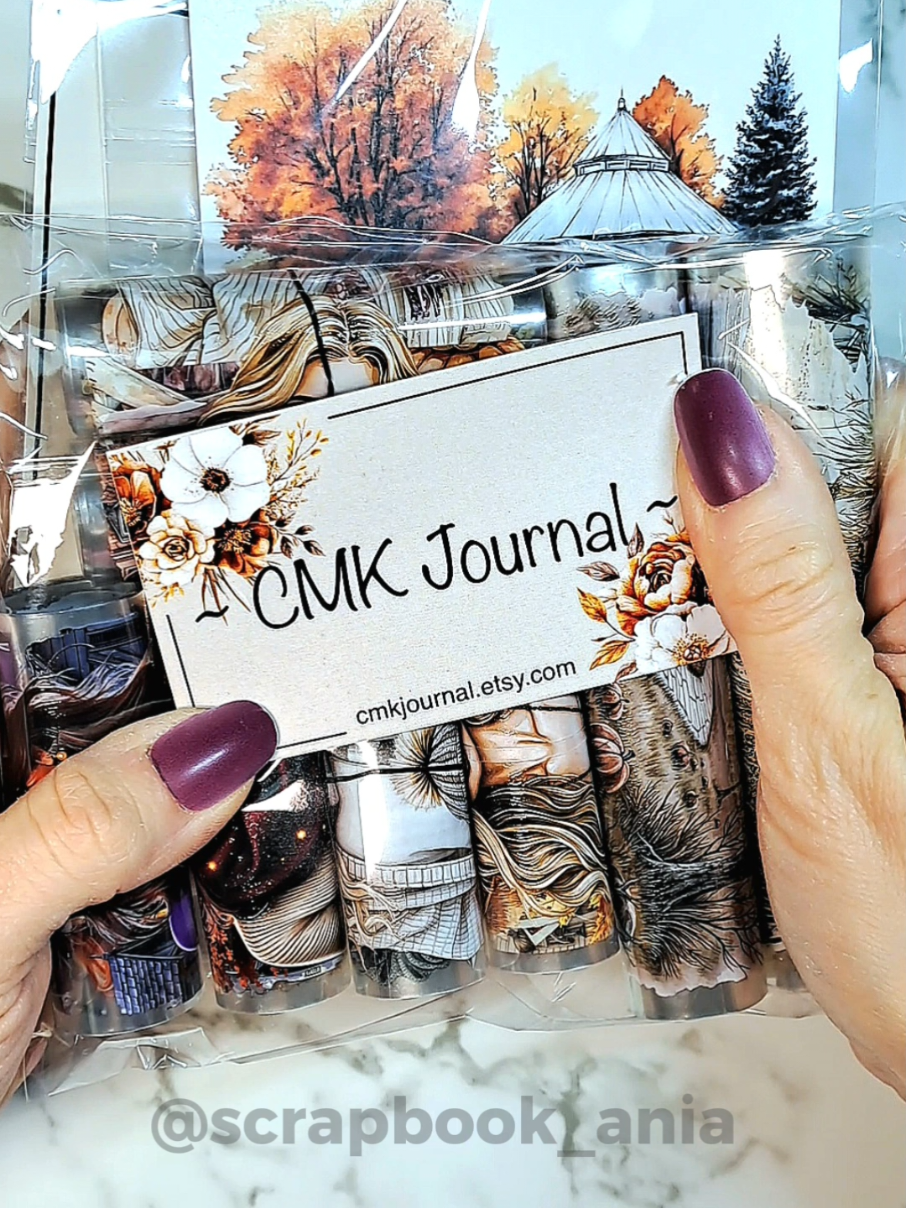 🧡 ASMR | Cmk Unboxing 🧡 Let's admire a new haul from the lovely @cmk_journal 🩷 This new unboxing comes with a fantastic news: the XXL tapes! 😍😍 Look how big they are 😍😍 And the stickers background are perfect to gift a special touch to your spreads!  ✨ Anais, the owner, is a very talented artist, who creates beautiful supplies and takes care of them in every detail ❤️  Which item is your favourite one? ♥️  🔗 Kindly support this beautiful small business @cmk_journal , you can also use my discount code ANIA10 to ger 10% off your order ✅ Link in my bio ⬅️ .  .  .  .  #scrapbooking #journalwithme #journaling #collage #journalcommunity            @CMK Journal 