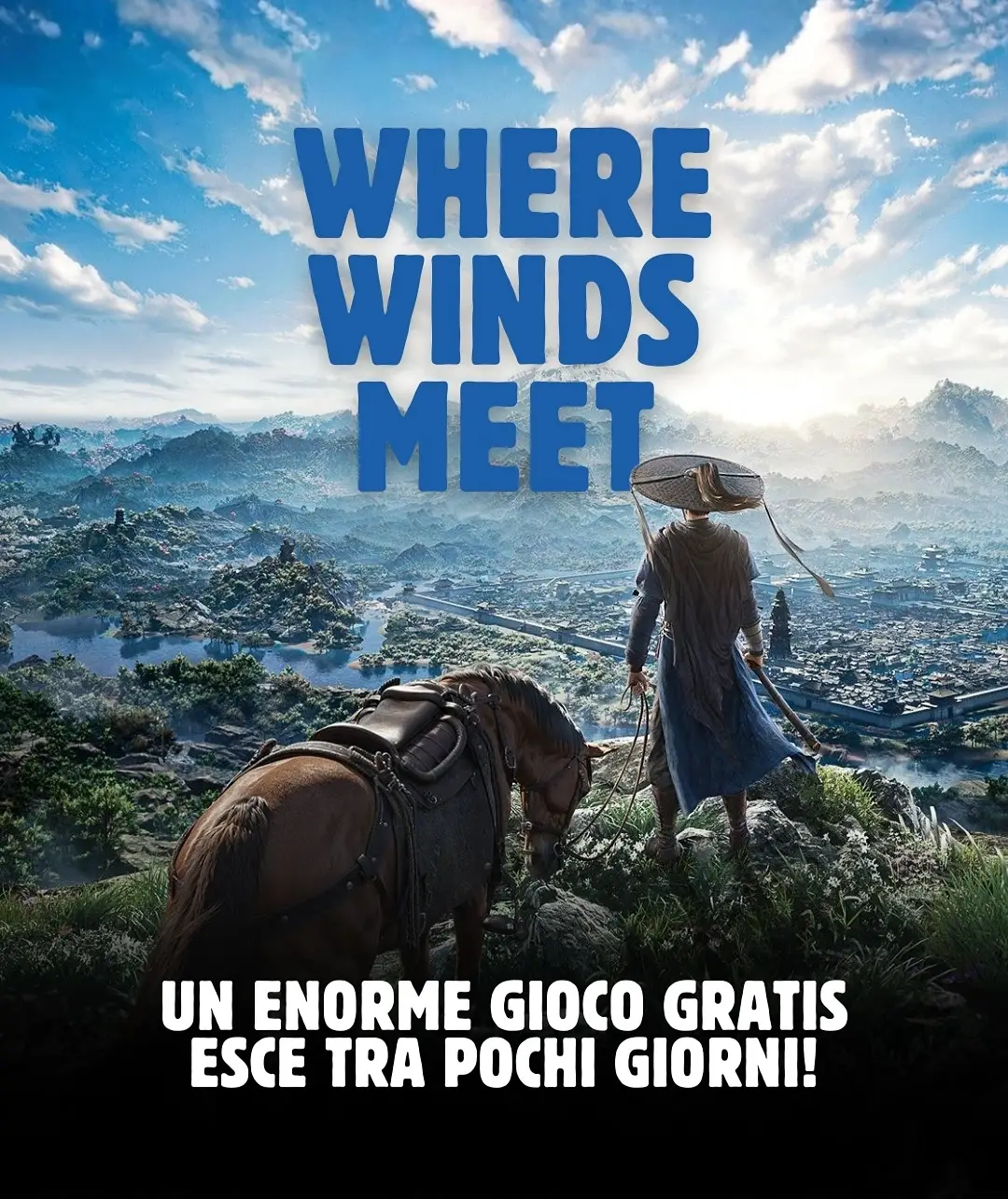 10 milioni di pre-registrazioni. Un mondo aperto ambientato nella Cina del X secolo. Where Winds Meet è l’action RPG gratuito che fonde arti marziali, mitologia e libertà totale.  🔸Cinematic epici con paesaggi orientali mozzafiato 🔸Combattimenti in stile wuxia con salti acrobatici e armi creative 🔸Scelte di vita alternative (cura, commercio, meditazione) 🔸UI del gioco e personalizzazione del personaggio 🔸Puoi combattere con spade, ventagli, ombrelli… o diventare un medico, un mercante, un monaco.  🔸È il nuovo Black Myth: Wukong? Forse. Ma qui sei TU a scrivere la tua leggenda. Disponibile dal 14 novembre su PS5 e PC  Sei pronto a entrare nel Jianghu? #WhereWindsMeet  #Gaming #Freetoplay #Pc #Playstation5     