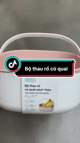 Bộ thau rổ có quai xách 27cm Yoko Inochi #bothauro #bothaurocoquai #inochi 