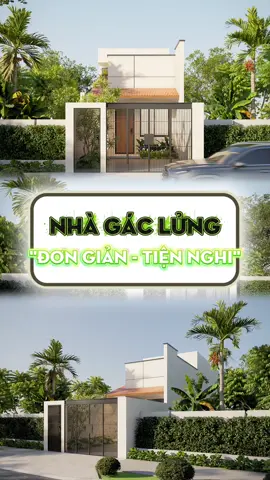 Nhà gác lửng tiện nghi, tiết kiệm #jiaconcept #nhavuon #nhapho #thietkenhadep #xuhuong 