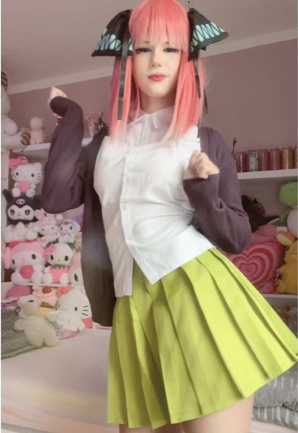 im sadly a bit sick today, i hope it goes away soon 🥲 || #fyp #cosplay #cosplaydance #cosplayergirl #quintessentialquintuplets 