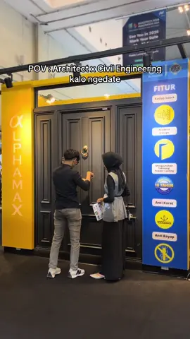 bukan aquarium date, bioskop date, cafe date, or museum date 😂this is booth date hahaha #civilengineering #architecture #dateidea 