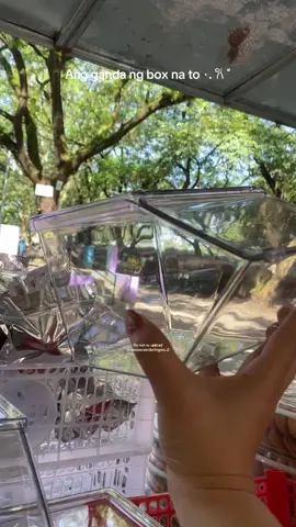 Ang ganda nito pramis #easthetic #storagebox #box #acrylic #boxstorage 