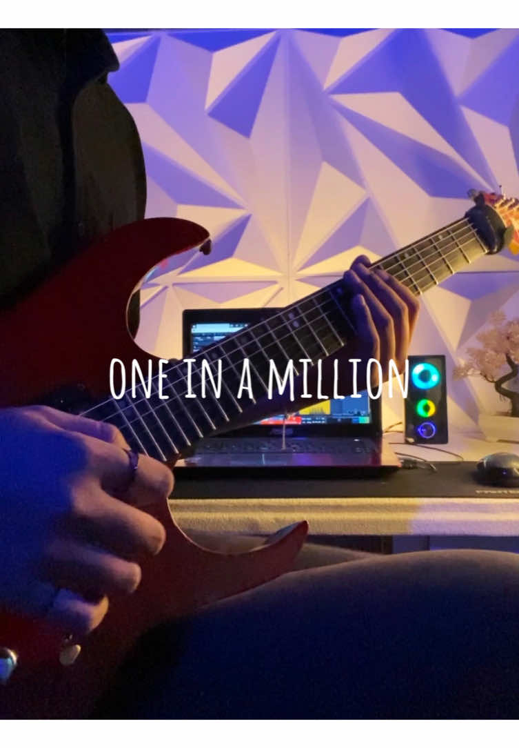 One in a million 🎸🎶 #guitarcover #guitartok #oneinamillion #electricguitar #foryou 
