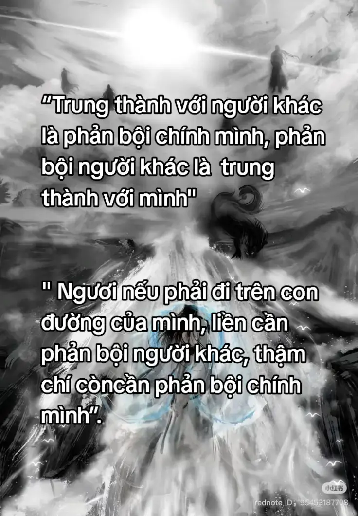 Ta sẽ chọn phản bội , vì t muốn đi trên con đường của mình...#cochannhan #nhantotruyen 