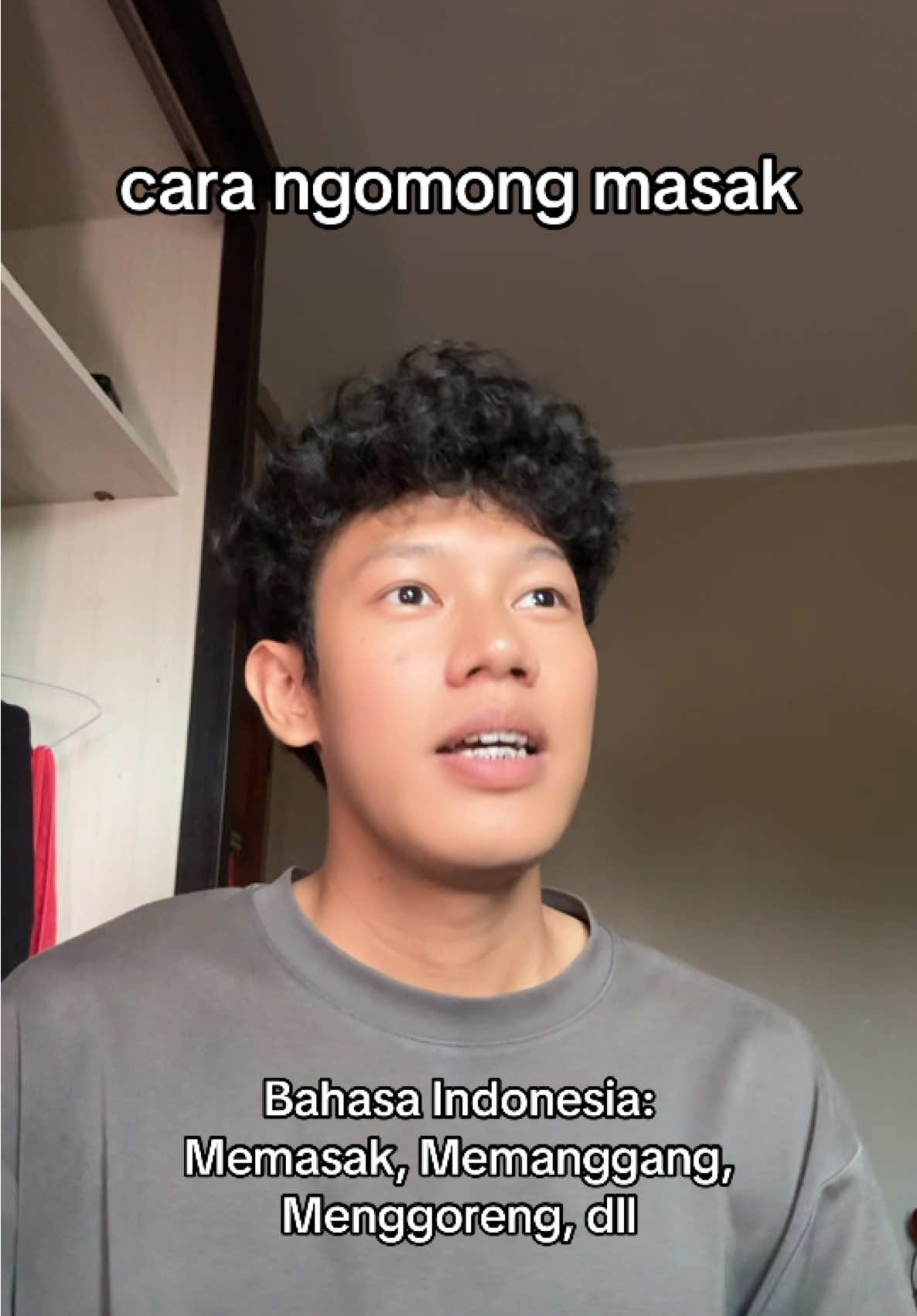 cara ngomong masak