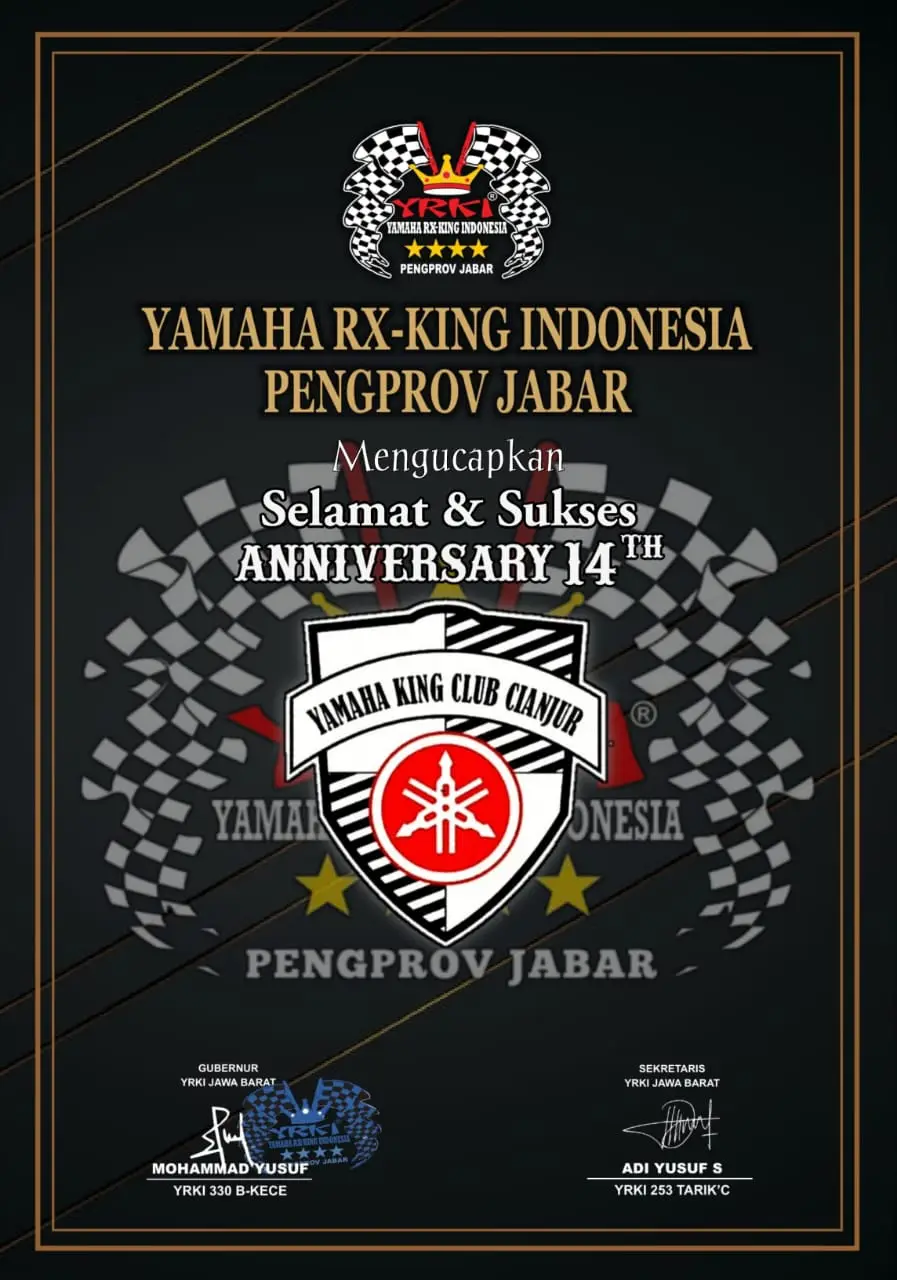 TRIMAKASIH UNTUK PARA PAENDIRI 🙏 SEMOGA MAKIN SOLID JAYA SELALU👑🤘👑 #yrki #yrki_indonesia #fypageシ 